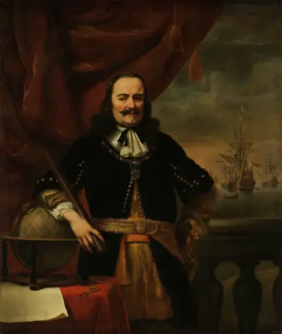 Michiel de Ruyter as Lieutenant-Admiral av Ferdinand Bol
