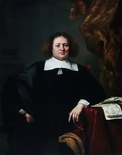 Portrait of Sir John Hebdon av Ferdinand Bol