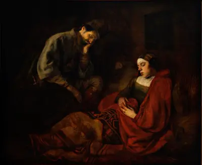 Den heliga familjen av Ferdinand Bol