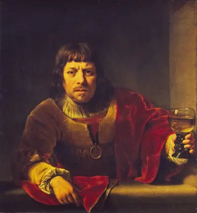 The Toper av Ferdinand Bol