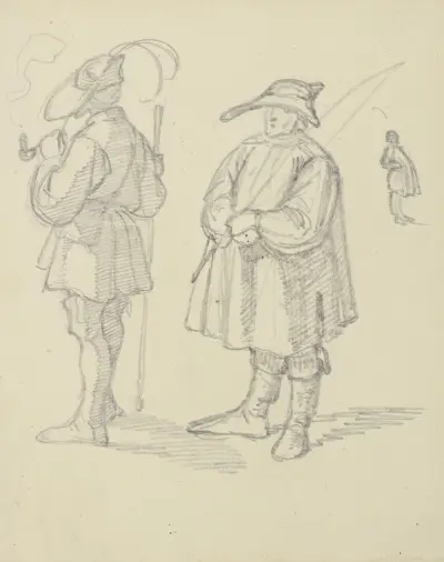 En jägare och en körare av Ferdinand Fellner