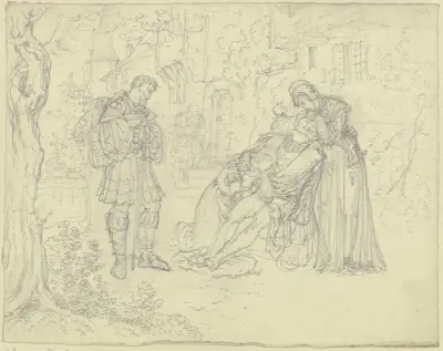 Der Tod des Götz von Berlichingen av Ferdinand Fellner