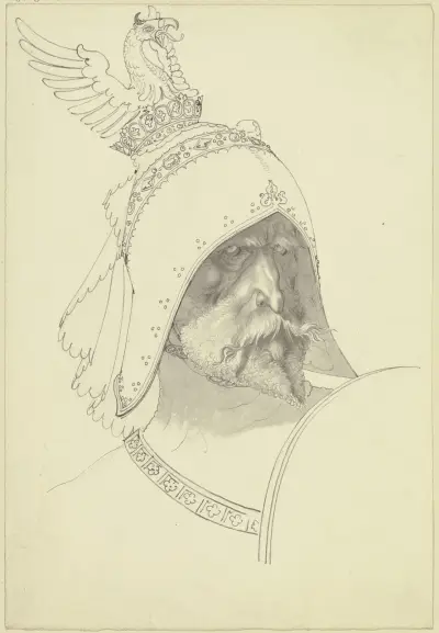Hagen from Tronje av Ferdinand Fellner