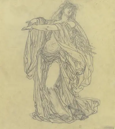 Lady Macbeth med blodiga händer av Ferdinand Fellner
