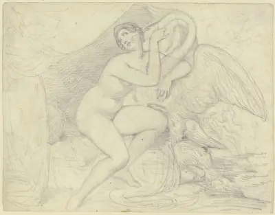 Leda och svanen av Ferdinand Fellner