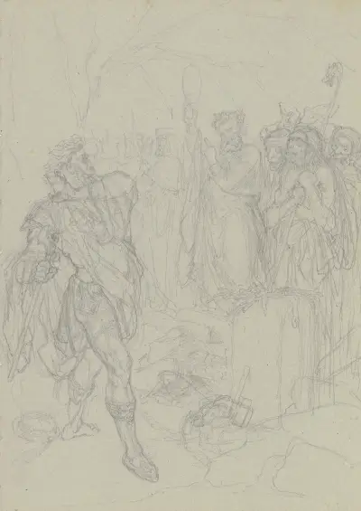 Macbeth med häxorna av Ferdinand Fellner