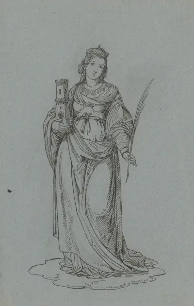 Sankta Barbara av Ferdinand Fellner