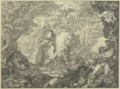 Siegfried med björnen av Ferdinand Fellner