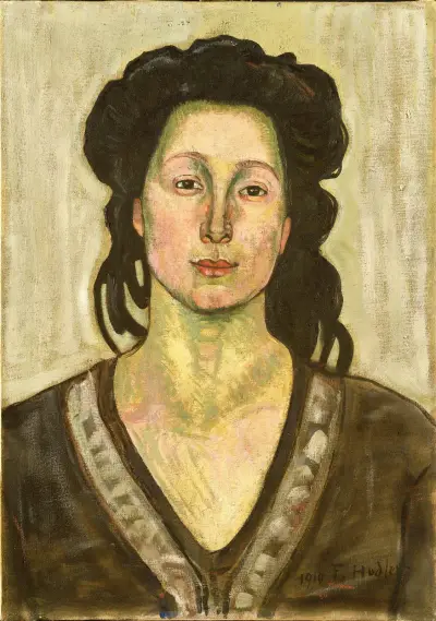 A Woman av Ferdinand Hodler