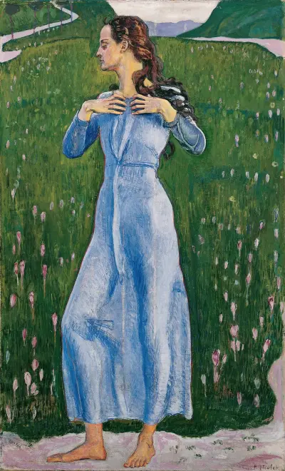 Ergriffenheit av Ferdinand Hodler