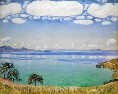 Lake Geneva From Chexbres av Ferdinand Hodler