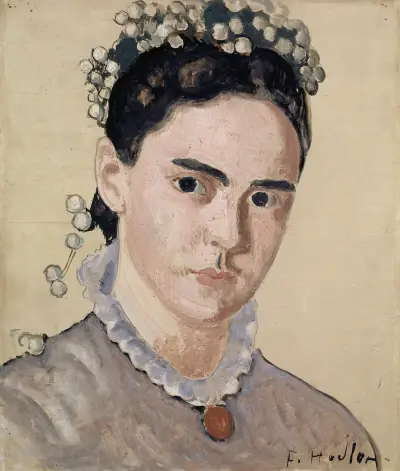 Portrait Of Marie Elise Bernhard-Hodler av Ferdinand Hodler