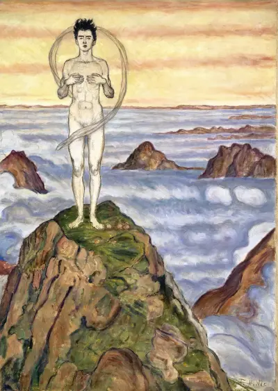 View Into Infinity av Ferdinand Hodler