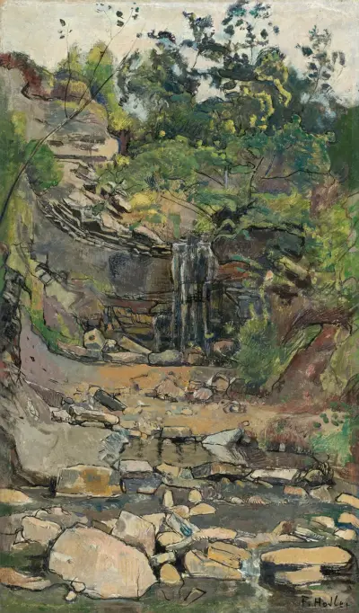 Vattenfall i Savoyen av Ferdinand Hodler