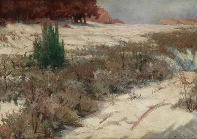 A Winter Landscape av Ferdinand Katona