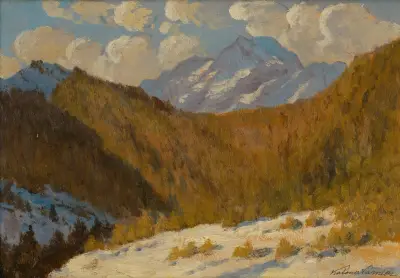Early Spring in the Tatras av Ferdinand Katona