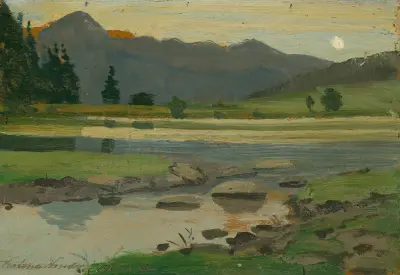 Landscape, 1918 av Ferdinand Katona