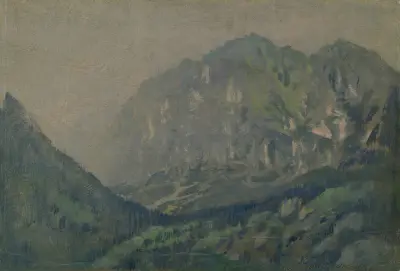 Motiv från Höga Tatra av Ferdinand Katona