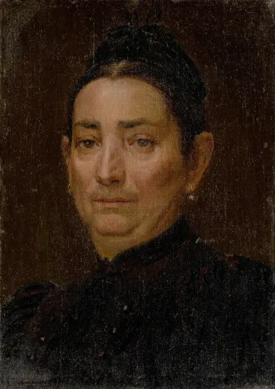 Portrait of an Old Woman av Ferdinand Katona