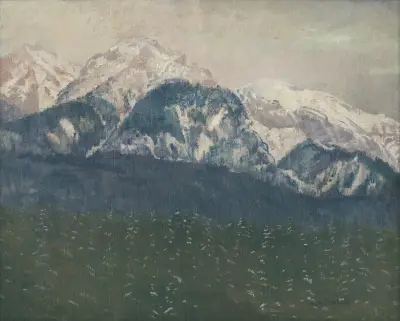 View of the High Tatras av Ferdinand Katona