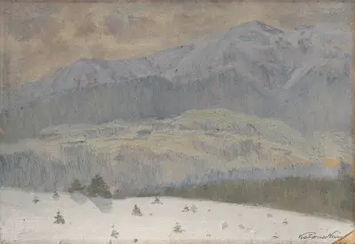 Winter Day in the High Tatras av Ferdinand Katona