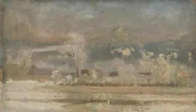 Winter Landscape av Ferdinand Katona