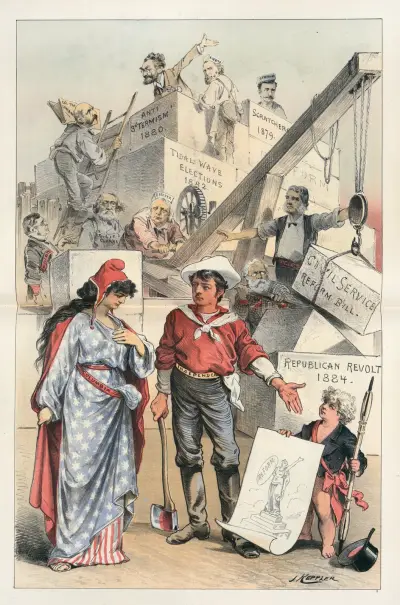 Men may come, and men may go; but the work of reform shall go on forever av Joseph Ferdinand Keppler