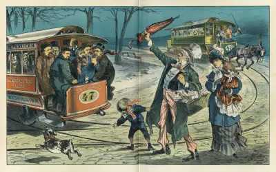 ‘Take the next car!’ av Joseph Ferdinand Keppler
