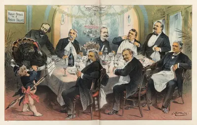 Tacksägelsedagen, 1885 av Joseph Ferdinand Keppler
