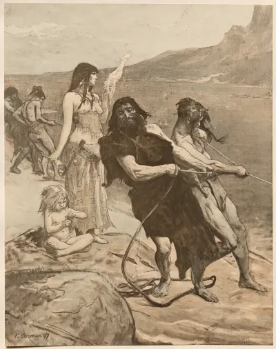 Miasto na palach, Fernand Cormon
