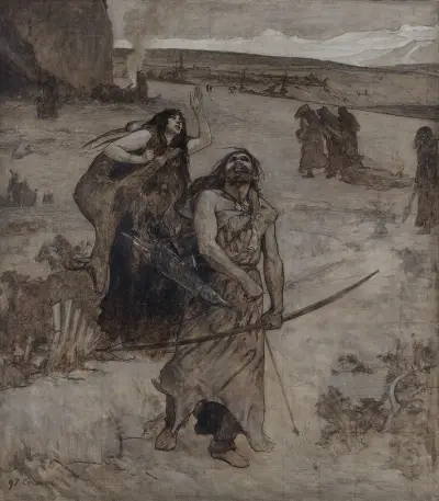 La chasse av Fernand Cormon