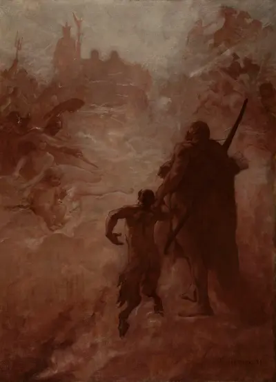 Satyr, Fernand Cormon