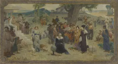 Les cinq continents av Fernand Cormon