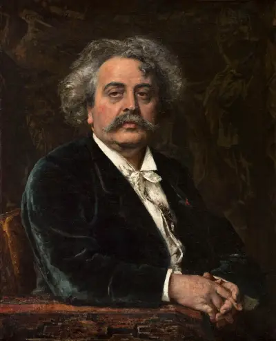 Portret Carrier-Belleuse'a, Fernand Cormon