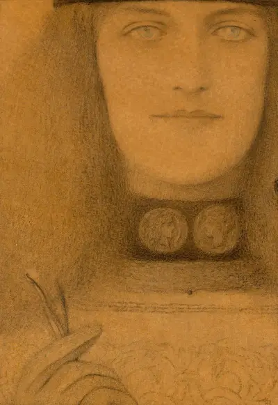Medaljkedjan av Fernand Khnopff