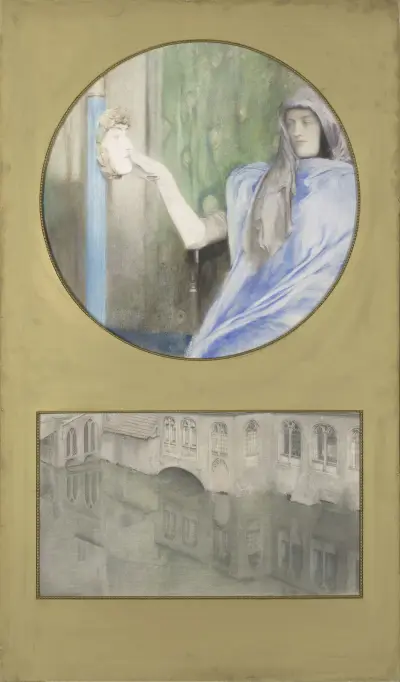 Secret-Reflet (Secret-Reflection) av Fernand Khnopff
