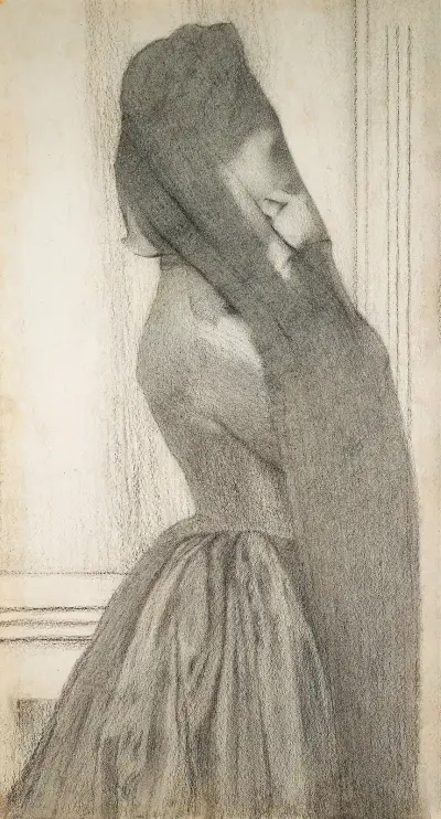 The Veil av Fernand Khnopff