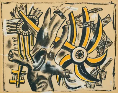 Träd och blomma av Fernand Léger