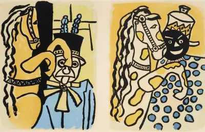Cirque VI av Fernand Léger