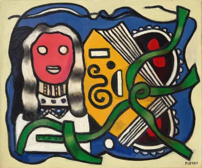 Kompozice s panenkou, Fernand Léger