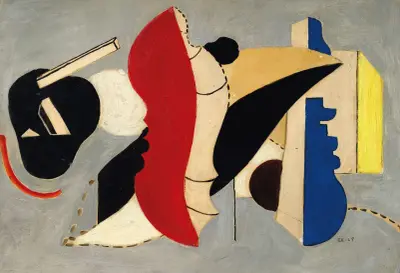 Rött snäckskal av Fernand Léger
