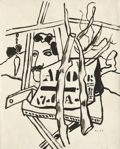 V zahradě, Fernand Léger
