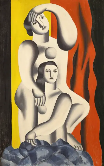 Två kvinnor av Fernand Léger