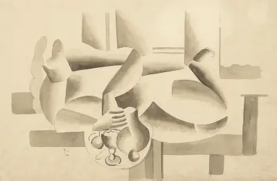 Femme allongée av Fernand Léger