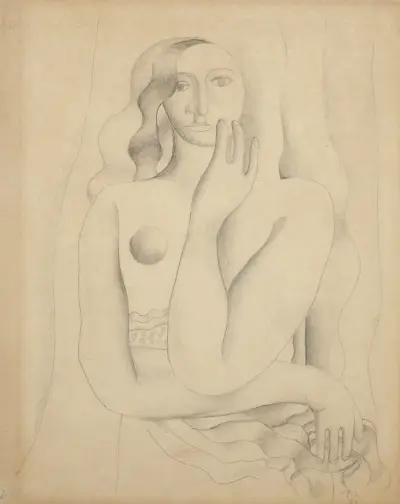 Femme assise av Fernand Léger