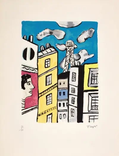 La Tour Eiffel (The Eiffel Tower) av Fernand Léger