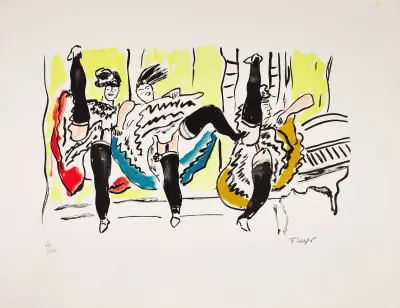 Fransk cancan av Fernand Léger