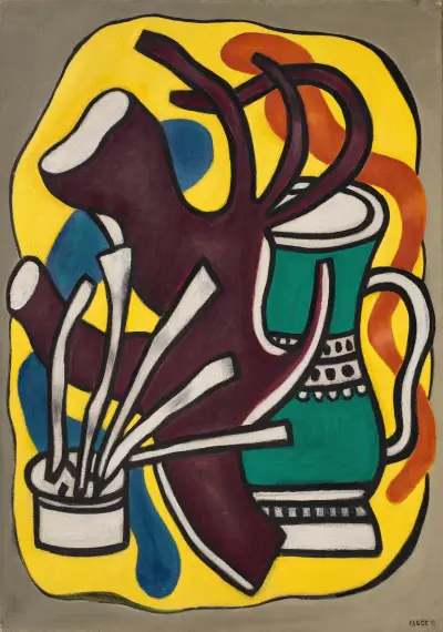 Den gröna vasen av Fernand Léger