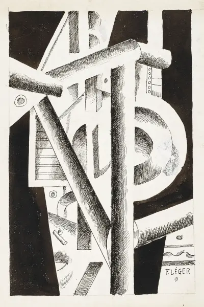 L’Echafaudage av Fernand Léger