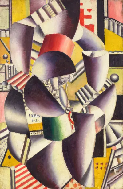 Les deux acrobates av Fernand Léger